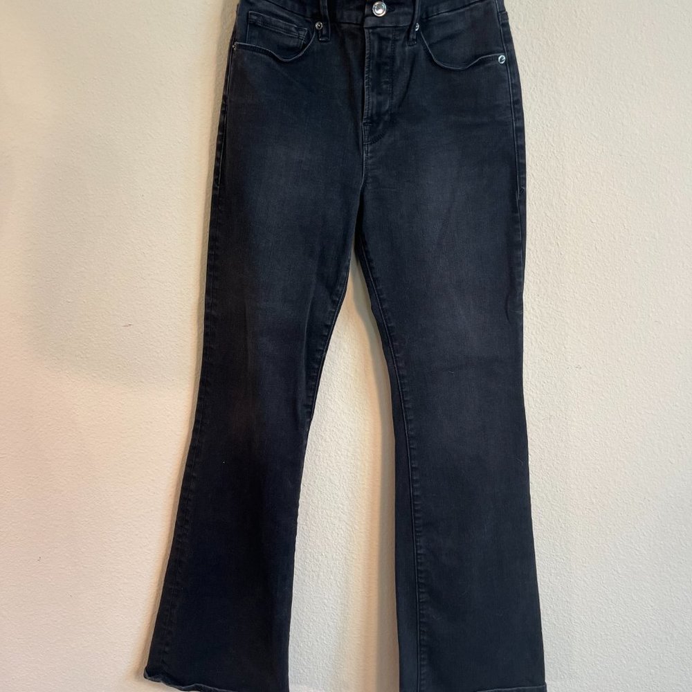 GOOD AMERICAN GOOD FLARE SIZE 27 EUC